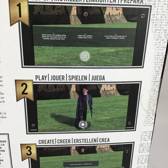 Harry Potter complete invisible cloak unit - Picture 3 of 5